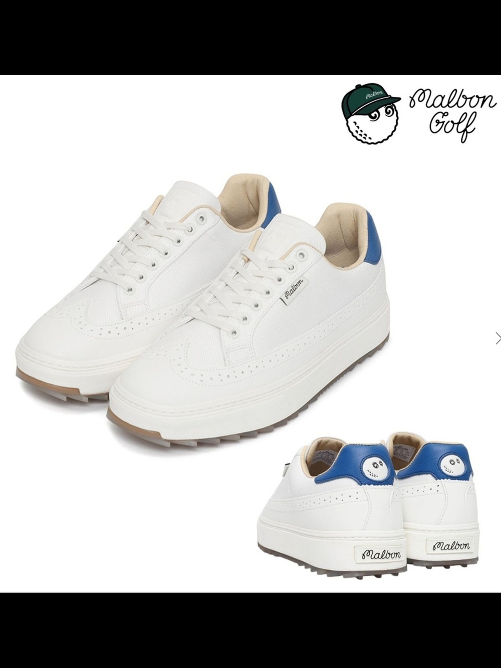 Malbon Golf "Course Riviera" Spikeless Golf Shoes